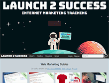 Tablet Screenshot of launch2success.com